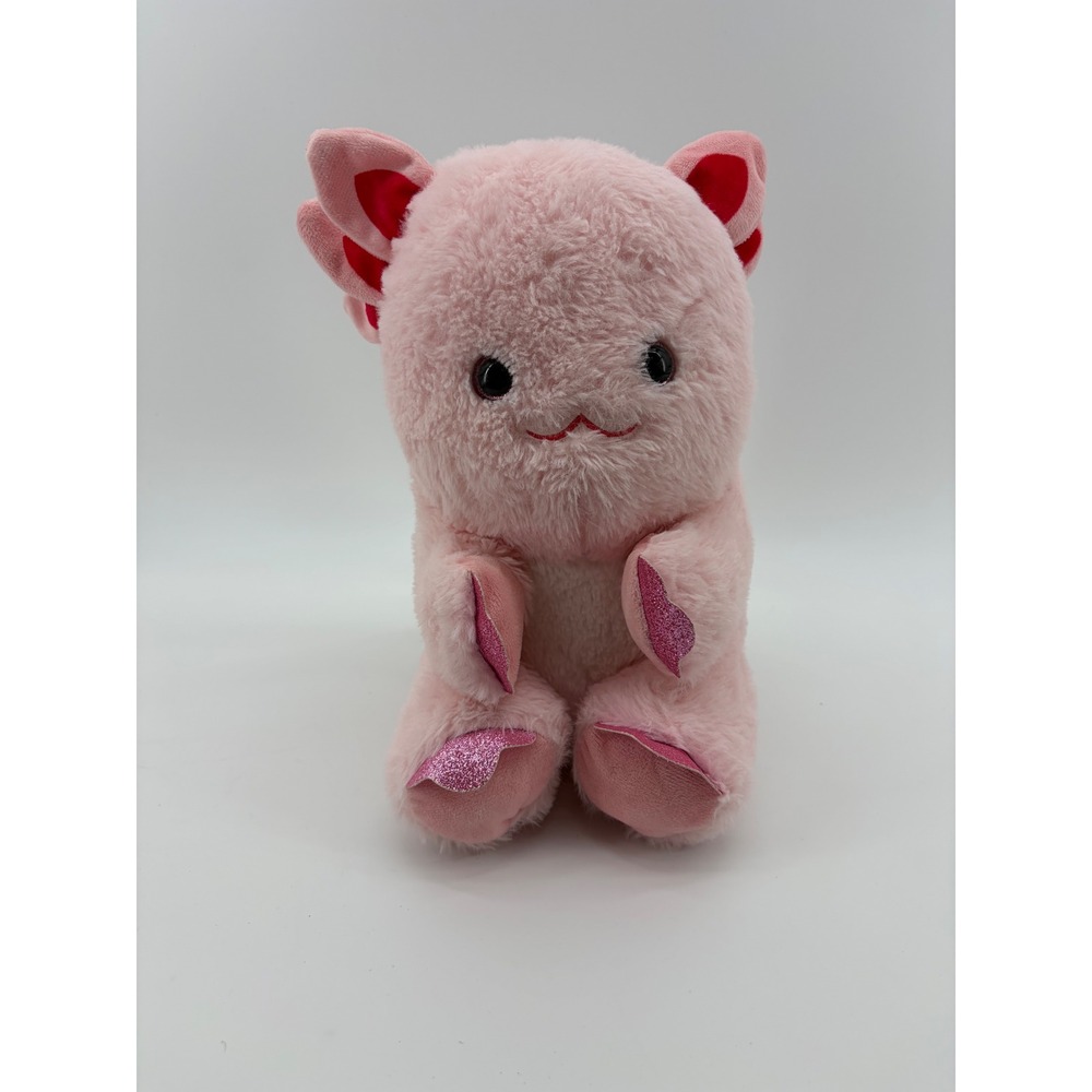Peek-A-Boo Toys Axolotl Plush Kids Small Pink Glitter Paws‎ GP-3100